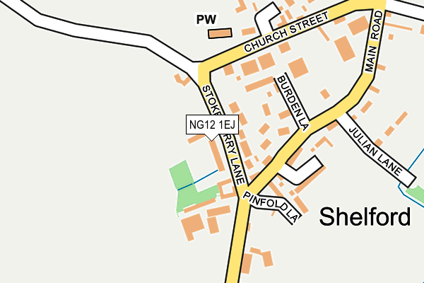 NG12 1EJ map - OS OpenMap – Local (Ordnance Survey) NG12 1EJ map - OS OpenMap – Local (Ordnance Survey)