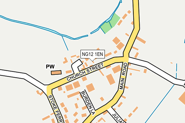 NG12 1EN map - OS OpenMap – Local (Ordnance Survey) NG12 1EN map - OS OpenMap – Local (Ordnance Survey)
