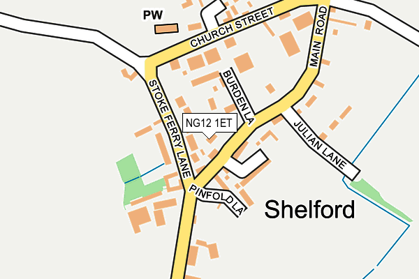NG12 1ET map - OS OpenMap – Local (Ordnance Survey) NG12 1ET map - OS OpenMap – Local (Ordnance Survey)
