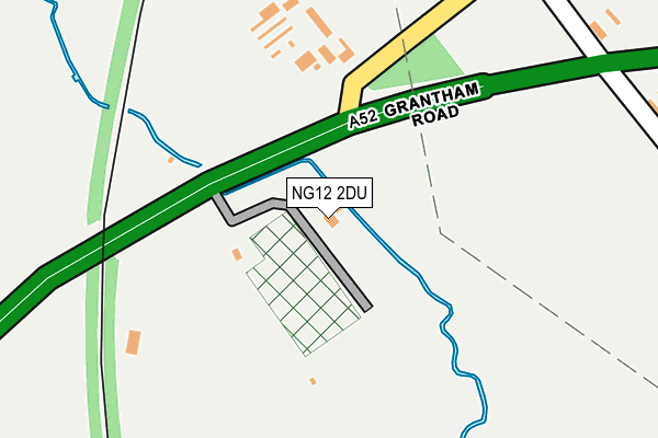 NG12 2DU map - OS OpenMap – Local (Ordnance Survey) NG12 2DU map - OS OpenMap – Local (Ordnance Survey)