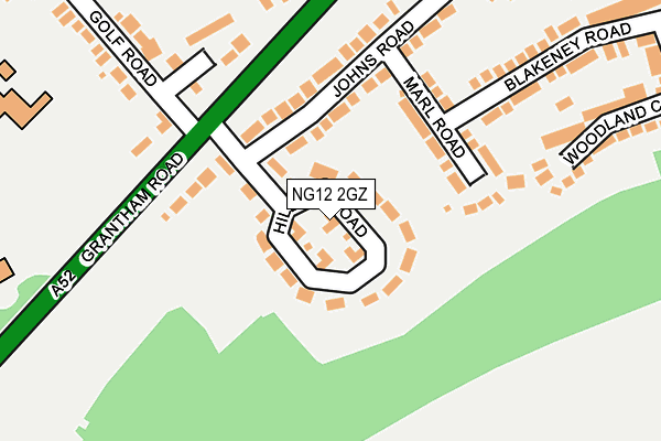 NG12 2GZ map - OS OpenMap – Local (Ordnance Survey) NG12 2GZ map - OS OpenMap – Local (Ordnance Survey)