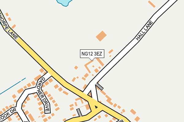 NG12 3EZ map - OS OpenMap – Local (Ordnance Survey) NG12 3EZ map - OS OpenMap – Local (Ordnance Survey)