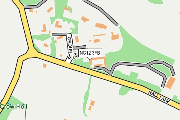 NG12 3FB map - OS OpenMap – Local (Ordnance Survey) NG12 3FB map - OS OpenMap – Local (Ordnance Survey)