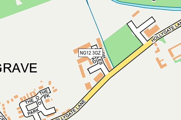 NG12 3GZ map - OS OpenMap – Local (Ordnance Survey) NG12 3GZ map - OS OpenMap – Local (Ordnance Survey)