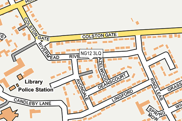 NG12 3LQ map - OS OpenMap – Local (Ordnance Survey) NG12 3LQ map - OS OpenMap – Local (Ordnance Survey)