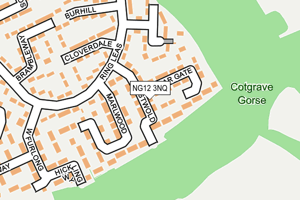 NG12 3NQ map - OS OpenMap – Local (Ordnance Survey) NG12 3NQ map - OS OpenMap – Local (Ordnance Survey)