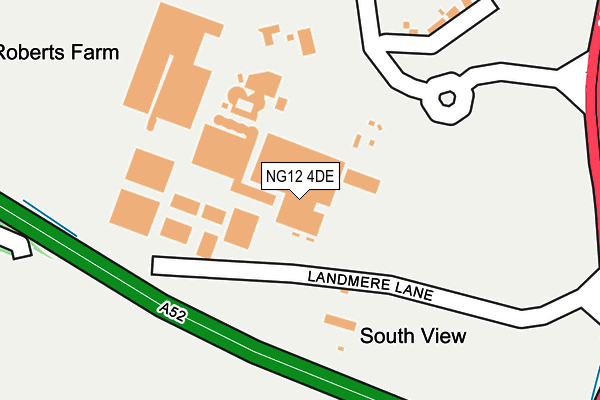 NG12 4DE map - OS OpenMap – Local (Ordnance Survey) NG12 4DE map - OS OpenMap – Local (Ordnance Survey)