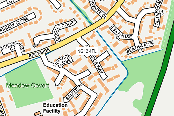 NG12 4FL map - OS OpenMap – Local (Ordnance Survey) NG12 4FL map - OS OpenMap – Local (Ordnance Survey)