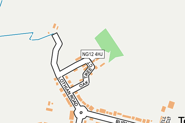 NG12 4HJ map - OS OpenMap – Local (Ordnance Survey) NG12 4HJ map - OS OpenMap – Local (Ordnance Survey)