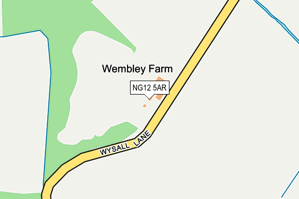 NG12 5AR map - OS OpenMap – Local (Ordnance Survey) NG12 5AR map - OS OpenMap – Local (Ordnance Survey)