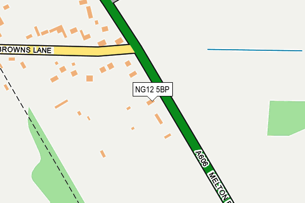 NG12 5BP map - OS OpenMap – Local (Ordnance Survey) NG12 5BP map - OS OpenMap – Local (Ordnance Survey)