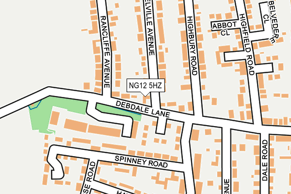 NG12 5HZ map - OS OpenMap – Local (Ordnance Survey) NG12 5HZ map - OS OpenMap – Local (Ordnance Survey)