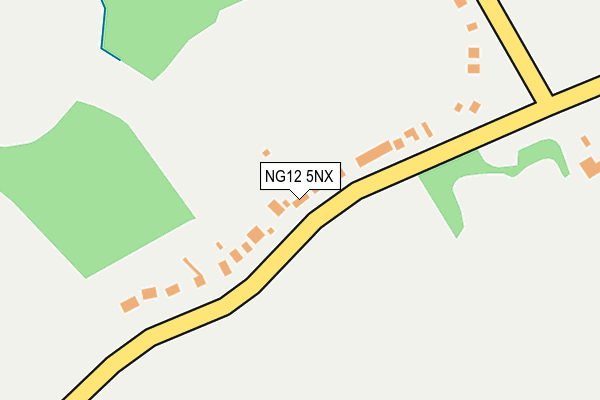 NG12 5NX map - OS OpenMap – Local (Ordnance Survey)