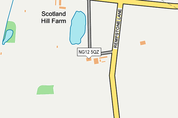 NG12 5QZ map - OS OpenMap – Local (Ordnance Survey) NG12 5QZ map - OS OpenMap – Local (Ordnance Survey)