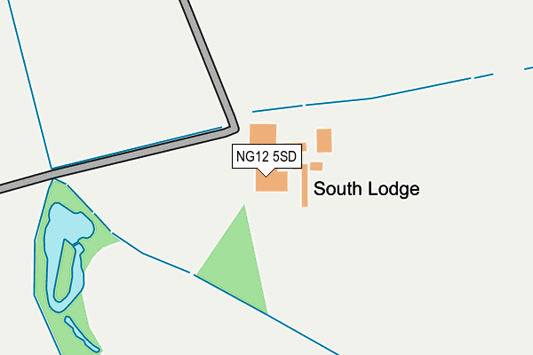 NG12 5SD map - OS OpenMap – Local (Ordnance Survey) NG12 5SD map - OS OpenMap – Local (Ordnance Survey)