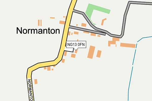 NG13 0FN map - OS OpenMap – Local (Ordnance Survey)