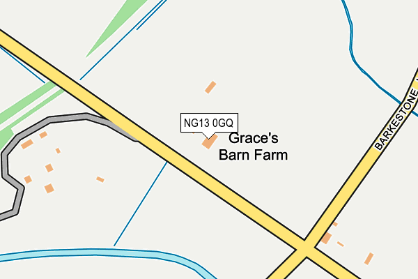 NG13 0GQ map - OS OpenMap – Local (Ordnance Survey) NG13 0GQ map - OS OpenMap – Local (Ordnance Survey)
