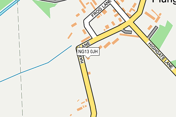 NG13 0JH map - OS OpenMap – Local (Ordnance Survey) NG13 0JH map - OS OpenMap – Local (Ordnance Survey)