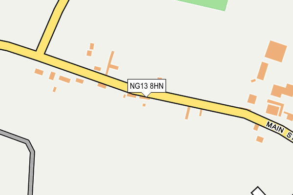 NG13 8HN map - OS OpenMap – Local (Ordnance Survey) NG13 8HN map - OS OpenMap – Local (Ordnance Survey)