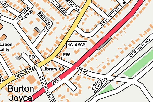 NG14 5GB map - OS OpenMap – Local (Ordnance Survey) NG14 5GB map - OS OpenMap – Local (Ordnance Survey)