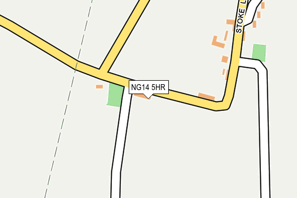 NG14 5HR map - OS OpenMap – Local (Ordnance Survey) NG14 5HR map - OS OpenMap – Local (Ordnance Survey)