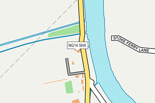 NG14 5HX map - OS OpenMap – Local (Ordnance Survey) NG14 5HX map - OS OpenMap – Local (Ordnance Survey)