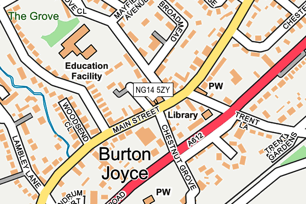 NG14 5ZY map - OS OpenMap – Local (Ordnance Survey) NG14 5ZY map - OS OpenMap – Local (Ordnance Survey)