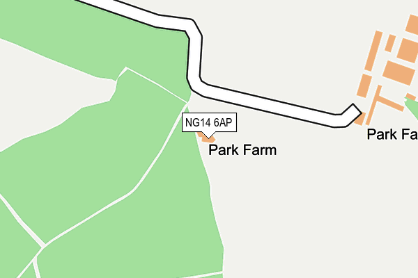 NG14 6AP map - OS OpenMap – Local (Ordnance Survey) NG14 6AP map - OS OpenMap – Local (Ordnance Survey)