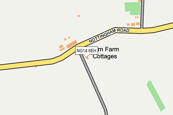 NG14 6EH map - OS OpenMap – Local (Ordnance Survey) NG14 6EH map - OS OpenMap – Local (Ordnance Survey)