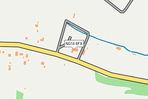 NG14 6FX map - OS OpenMap – Local (Ordnance Survey) NG14 6FX map - OS OpenMap – Local (Ordnance Survey)