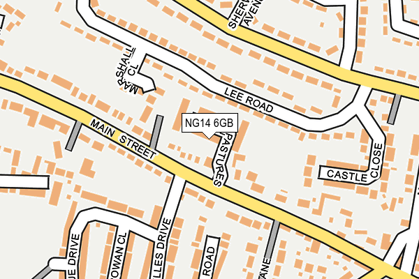 NG14 6GB map - OS OpenMap – Local (Ordnance Survey) NG14 6GB map - OS OpenMap – Local (Ordnance Survey)