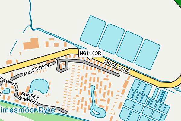NG14 6QR map - OS OpenMap – Local (Ordnance Survey) NG14 6QR map - OS OpenMap – Local (Ordnance Survey)