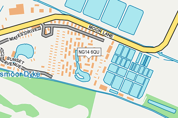 NG14 6QU map - OS OpenMap – Local (Ordnance Survey) NG14 6QU map - OS OpenMap – Local (Ordnance Survey)