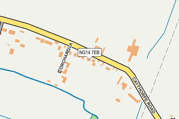 NG14 7EB map - OS OpenMap – Local (Ordnance Survey) NG14 7EB map - OS OpenMap – Local (Ordnance Survey)