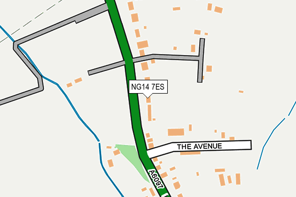 NG14 7ES map - OS OpenMap – Local (Ordnance Survey) NG14 7ES map - OS OpenMap – Local (Ordnance Survey)