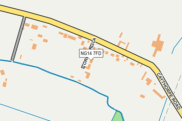 NG14 7FD map - OS OpenMap – Local (Ordnance Survey) NG14 7FD map - OS OpenMap – Local (Ordnance Survey)