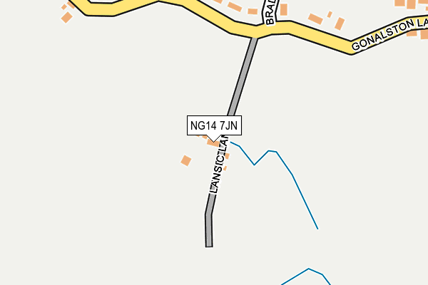 NG14 7JN map - OS OpenMap – Local (Ordnance Survey) NG14 7JN map - OS OpenMap – Local (Ordnance Survey)