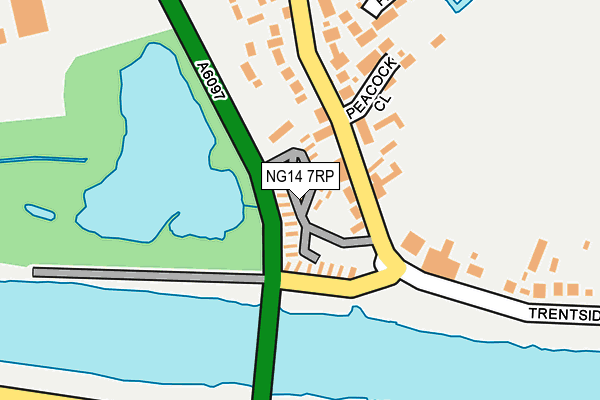 NG14 7RP map - OS OpenMap – Local (Ordnance Survey) NG14 7RP map - OS OpenMap – Local (Ordnance Survey)