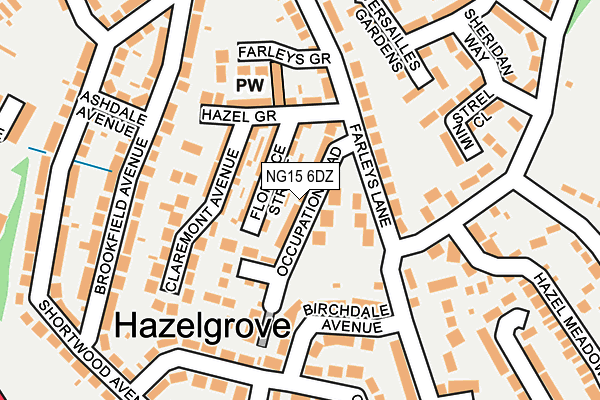NG15 6DZ map - OS OpenMap – Local (Ordnance Survey) NG15 6DZ map - OS OpenMap – Local (Ordnance Survey)