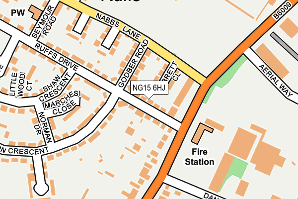 NG15 6HJ map - OS OpenMap – Local (Ordnance Survey) NG15 6HJ map - OS OpenMap – Local (Ordnance Survey)