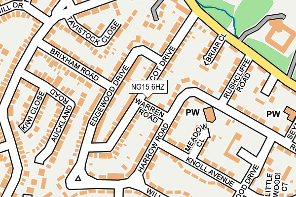 NG15 6HZ map - OS OpenMap – Local (Ordnance Survey) NG15 6HZ map - OS OpenMap – Local (Ordnance Survey)
