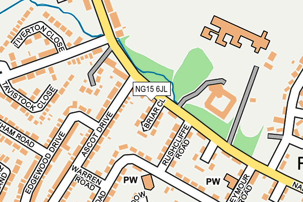 NG15 6JL map - OS OpenMap – Local (Ordnance Survey) NG15 6JL map - OS OpenMap – Local (Ordnance Survey)