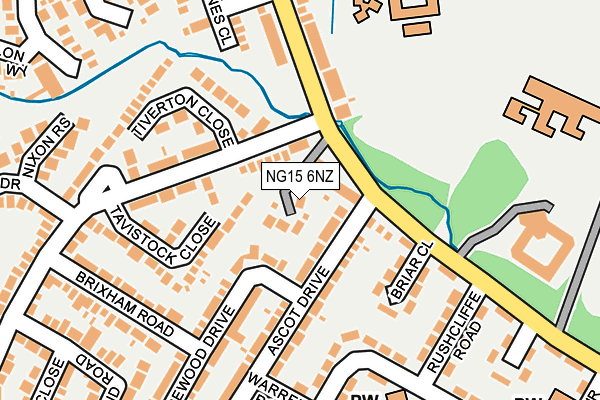 NG15 6NZ map - OS OpenMap – Local (Ordnance Survey) NG15 6NZ map - OS OpenMap – Local (Ordnance Survey)