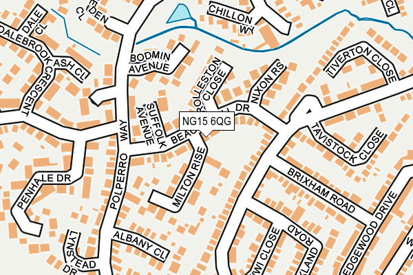 NG15 6QG map - OS OpenMap – Local (Ordnance Survey) NG15 6QG map - OS OpenMap – Local (Ordnance Survey)