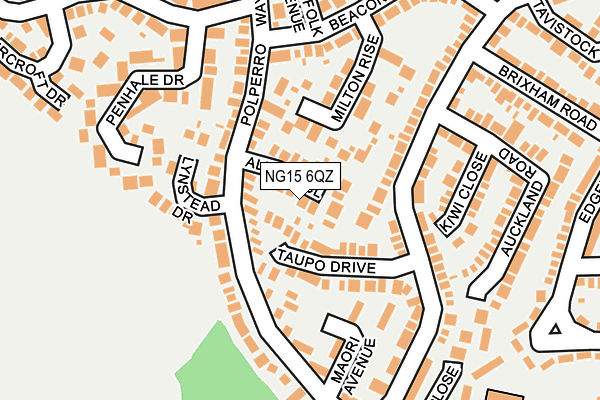 NG15 6QZ map - OS OpenMap – Local (Ordnance Survey) NG15 6QZ map - OS OpenMap – Local (Ordnance Survey)