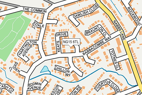 NG15 6TL map - OS OpenMap – Local (Ordnance Survey) NG15 6TL map - OS OpenMap – Local (Ordnance Survey)