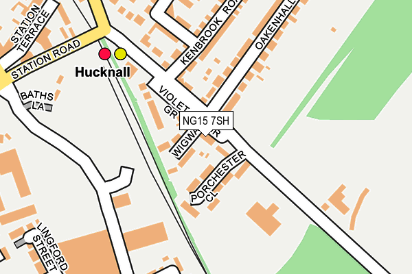 NG15 7SH map - OS OpenMap – Local (Ordnance Survey) NG15 7SH map - OS OpenMap – Local (Ordnance Survey)