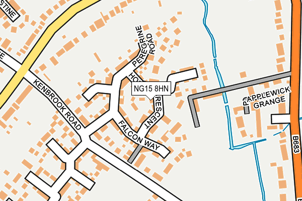 NG15 8HN map - OS OpenMap – Local (Ordnance Survey) NG15 8HN map - OS OpenMap – Local (Ordnance Survey)