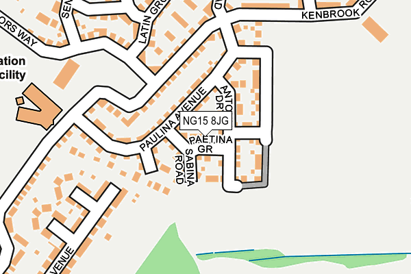 NG15 8JG map - OS OpenMap – Local (Ordnance Survey) NG15 8JG map - OS OpenMap – Local (Ordnance Survey)