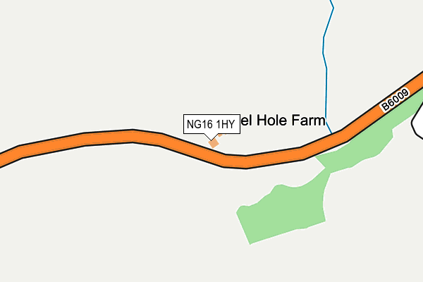 NG16 1HY map - OS OpenMap – Local (Ordnance Survey) NG16 1HY map - OS OpenMap – Local (Ordnance Survey)